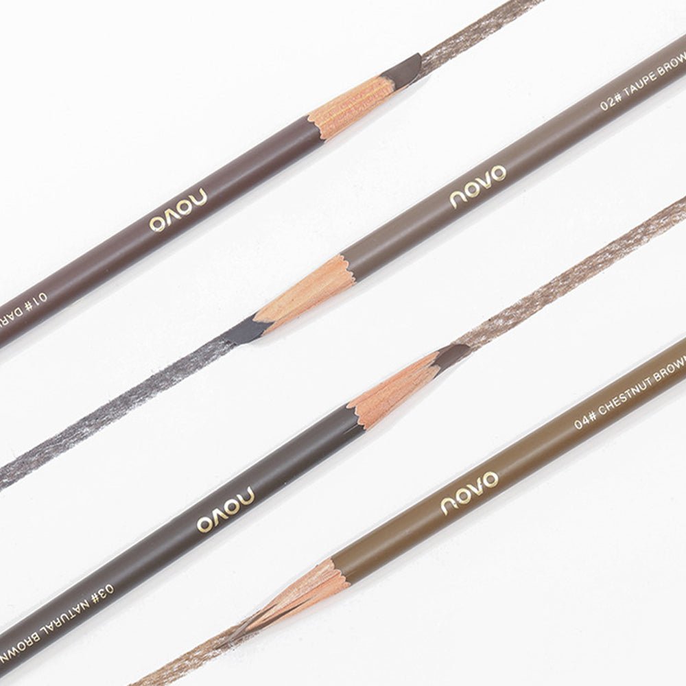 Microblade Effect Brow Pencil - Waterproof & Long - Lasting - HalleBeauty